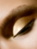 Gold Eyeshadow Closeup