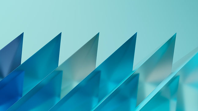 Abstract Blue Triangles
