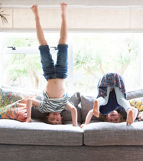 Kids Playing on the Couch