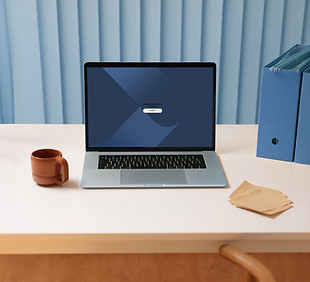 Laptop On Desk