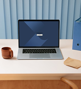 Laptop On Desk