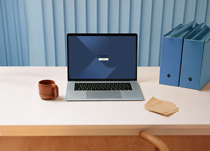 Laptop On Desk