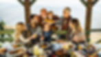 Family enjoying a holiday meal with peace of mind