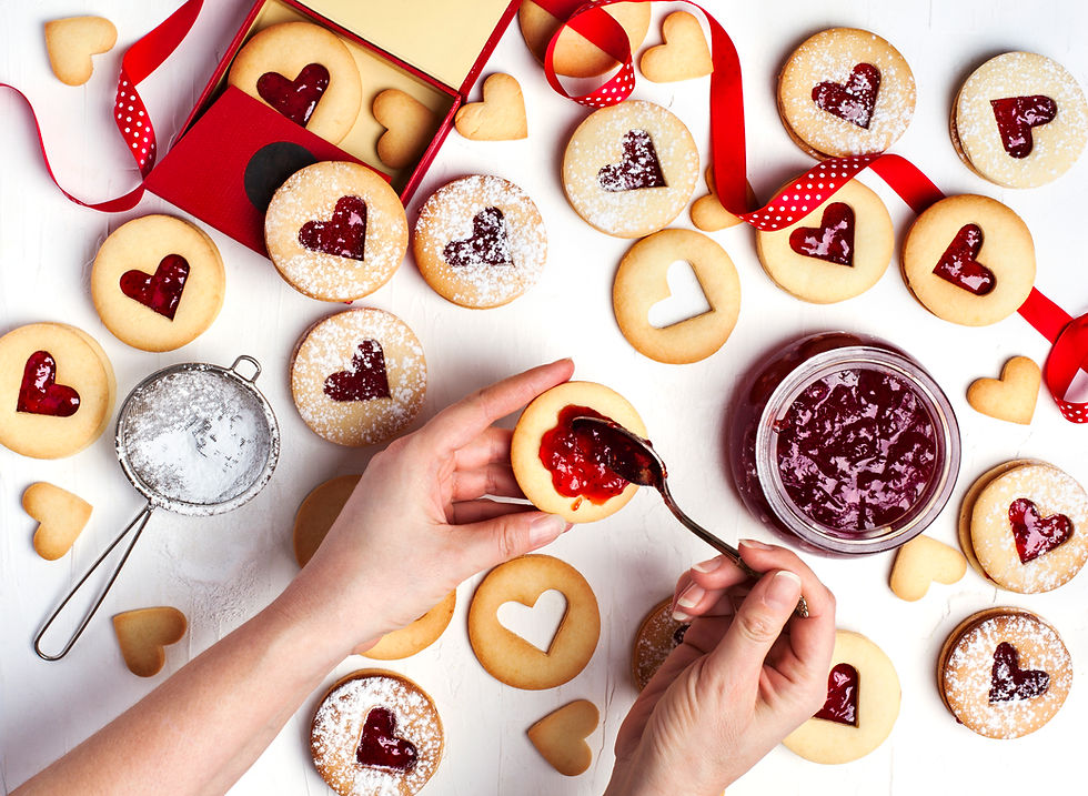 Heart Jam Cookies