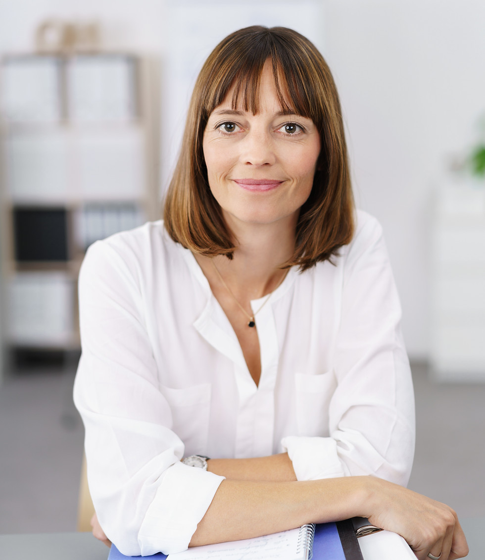 Woman Smiling Confidently