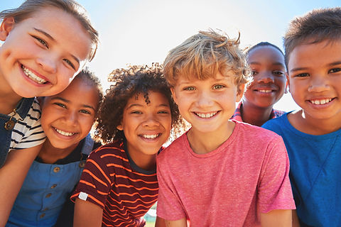 Smiling Diverse Children