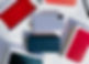 Étuis de téléphone colorés