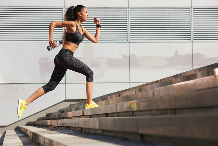 Woman Sprinting
