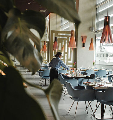 Setting Tables at a Restaurant