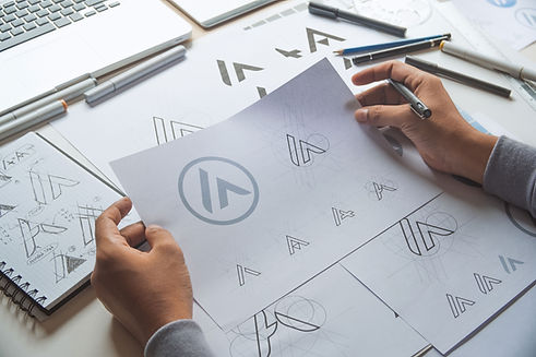 Man designing Logos