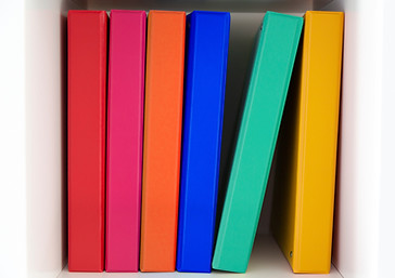 Colorful File Binders