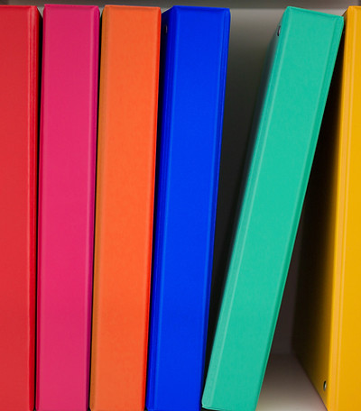 Colorful Binders