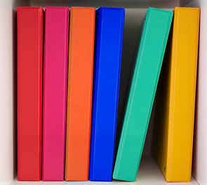 Colorful File Binders