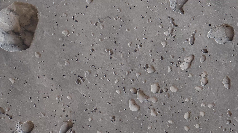 Primo piano della superficie lunare