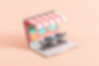 Laptop Screen Cafe