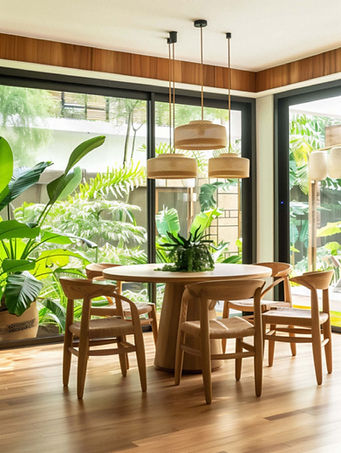 Sala de jantar moderna