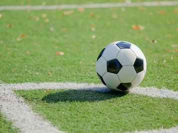 Soccer ball on field