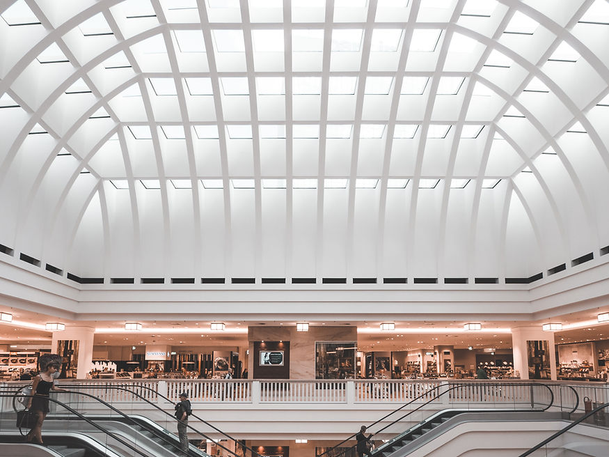 Escalators in a Shopping Mall