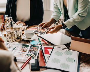 Kreativer Team-Besprechungstisch