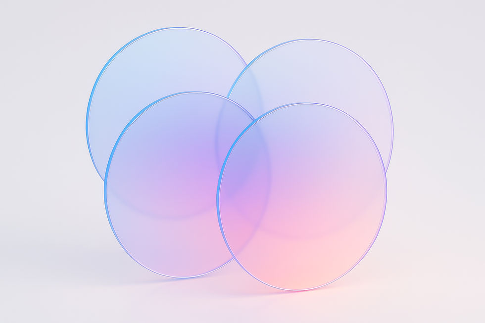 Transparent Gradient Discs