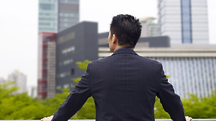 都会のビジネスマン