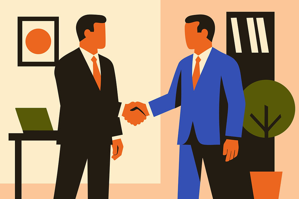 Business Handschlag Illustration
