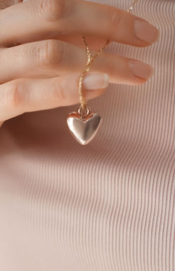 Collar en forma de corazón