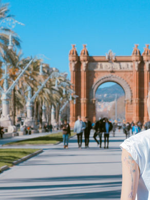 women posing for a photo in spain