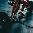Person Lifting Barbell