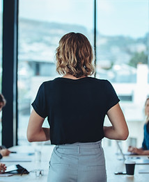 Une présentation au bureau