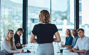 Una presentazione in ufficio