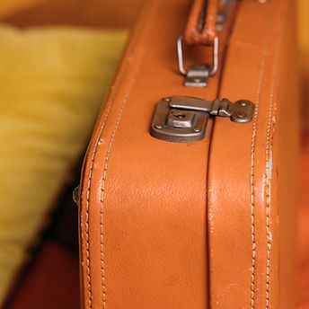 Vintage Leather Suitcase