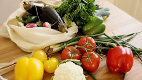 Fresh Vegetables Display