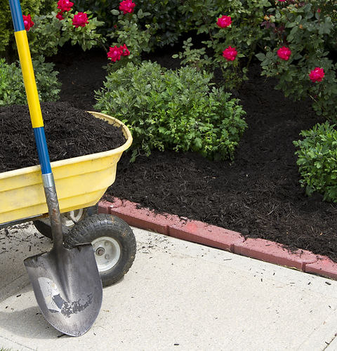 Its about that time to mulch around the neighborhood