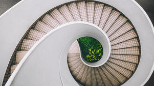 Escaleras de caracol en espiral