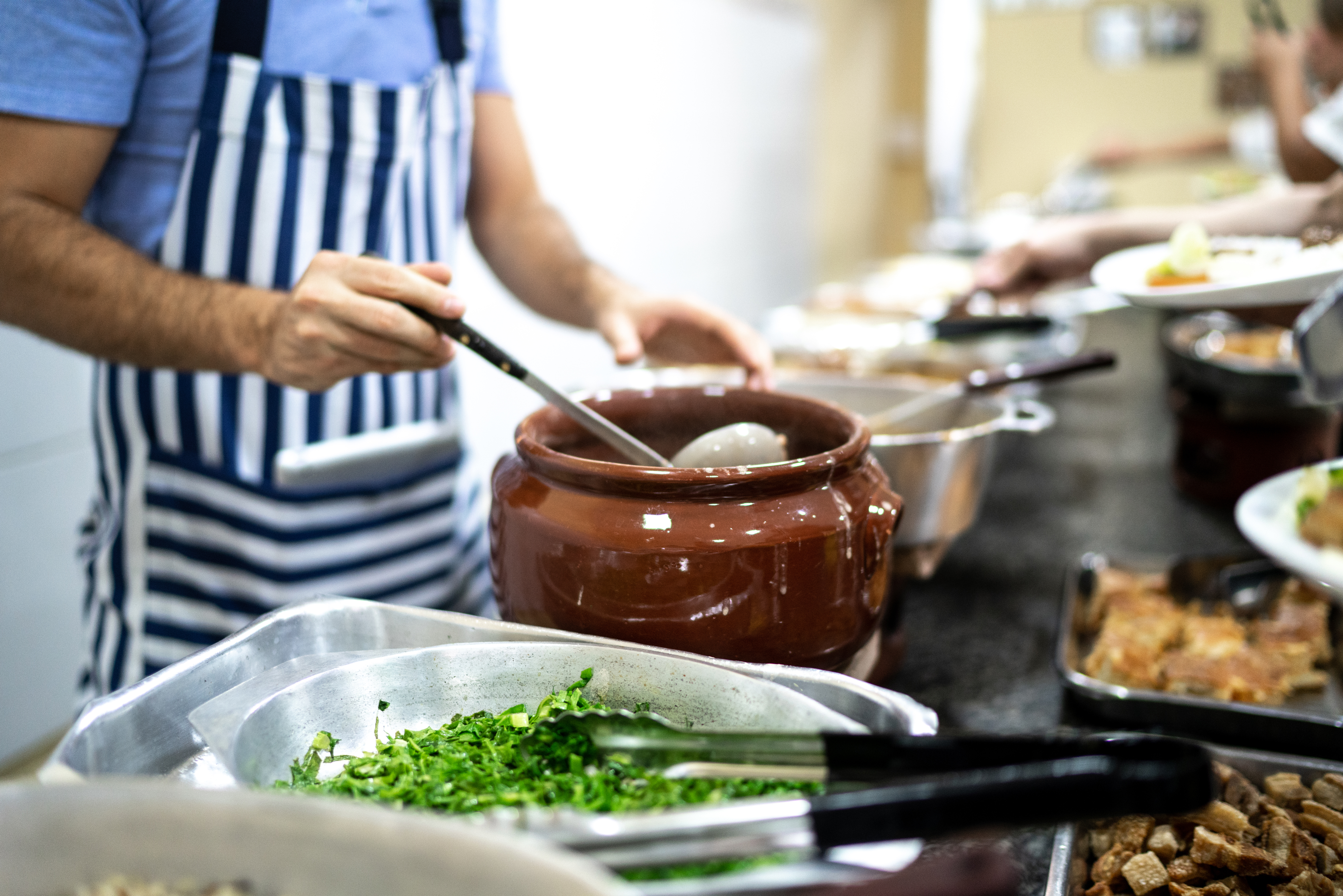 Arranged Food and Objects