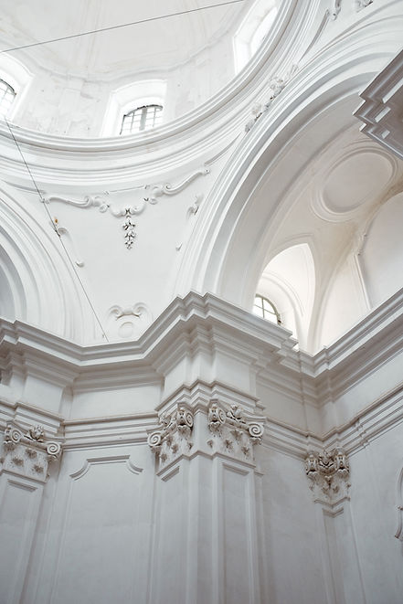 White Architectural Ceiling