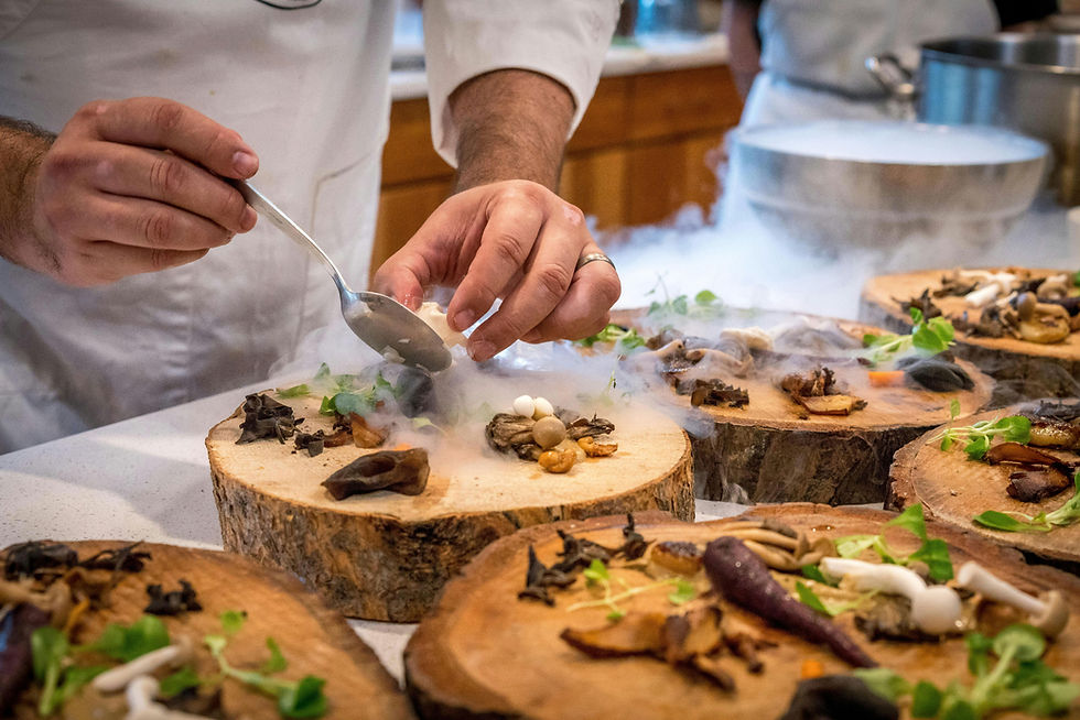 Chef Preparing Dish