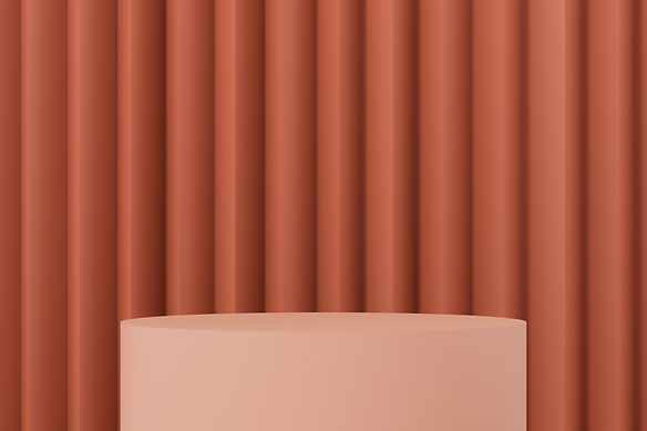 Podium and Curtain