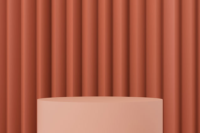 Podium and Curtain