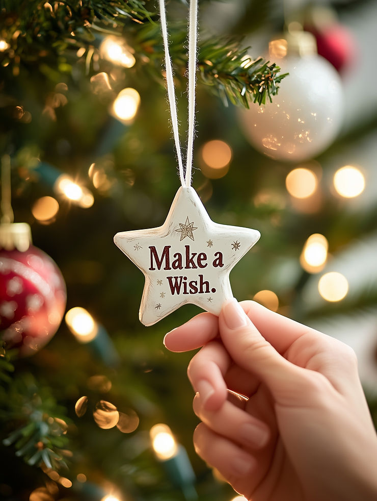 Ornamento di Natale a mano