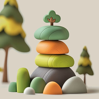 Colorful Clay Landscape