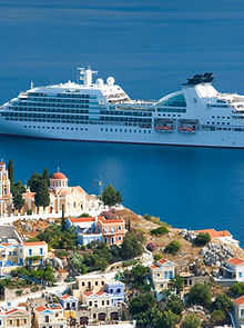 Cruise Ship in Bay