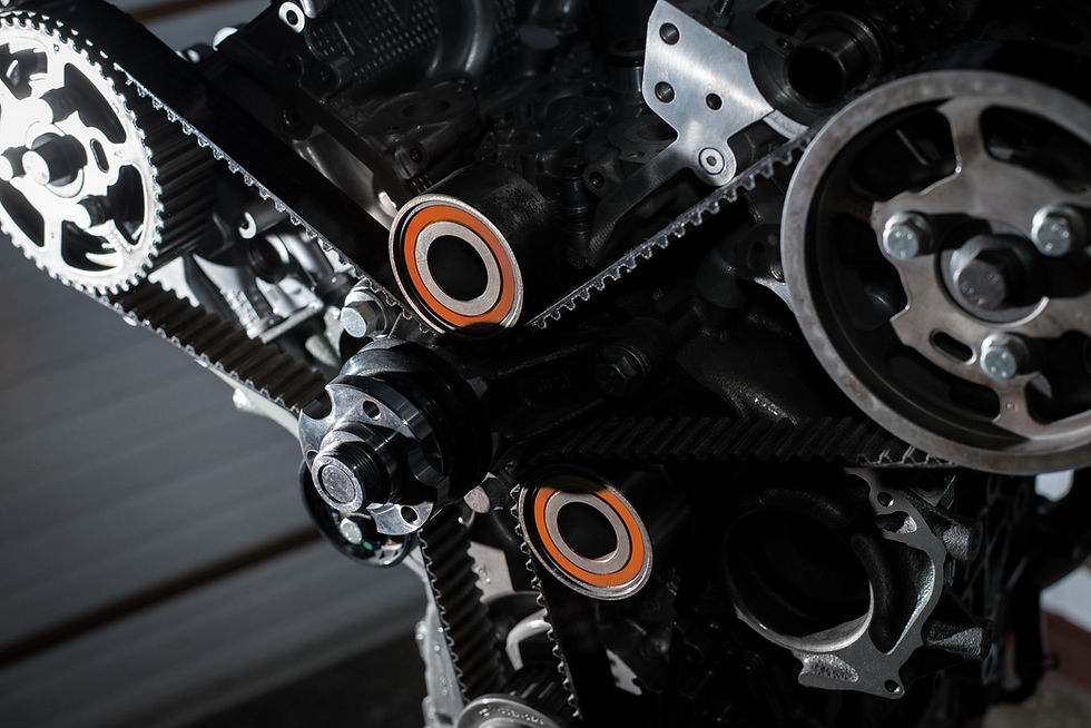Motor mit Zahnrädern