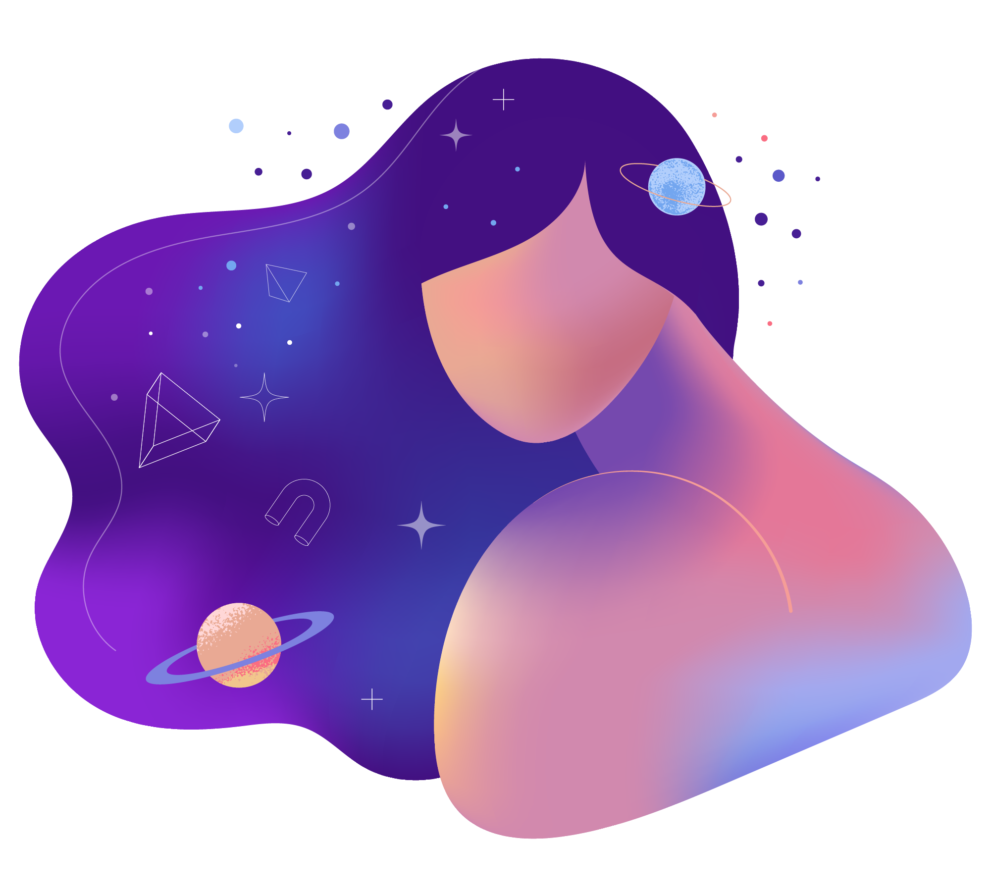 宇宙抽象芸術