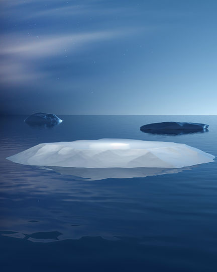 Iceberg at Night
