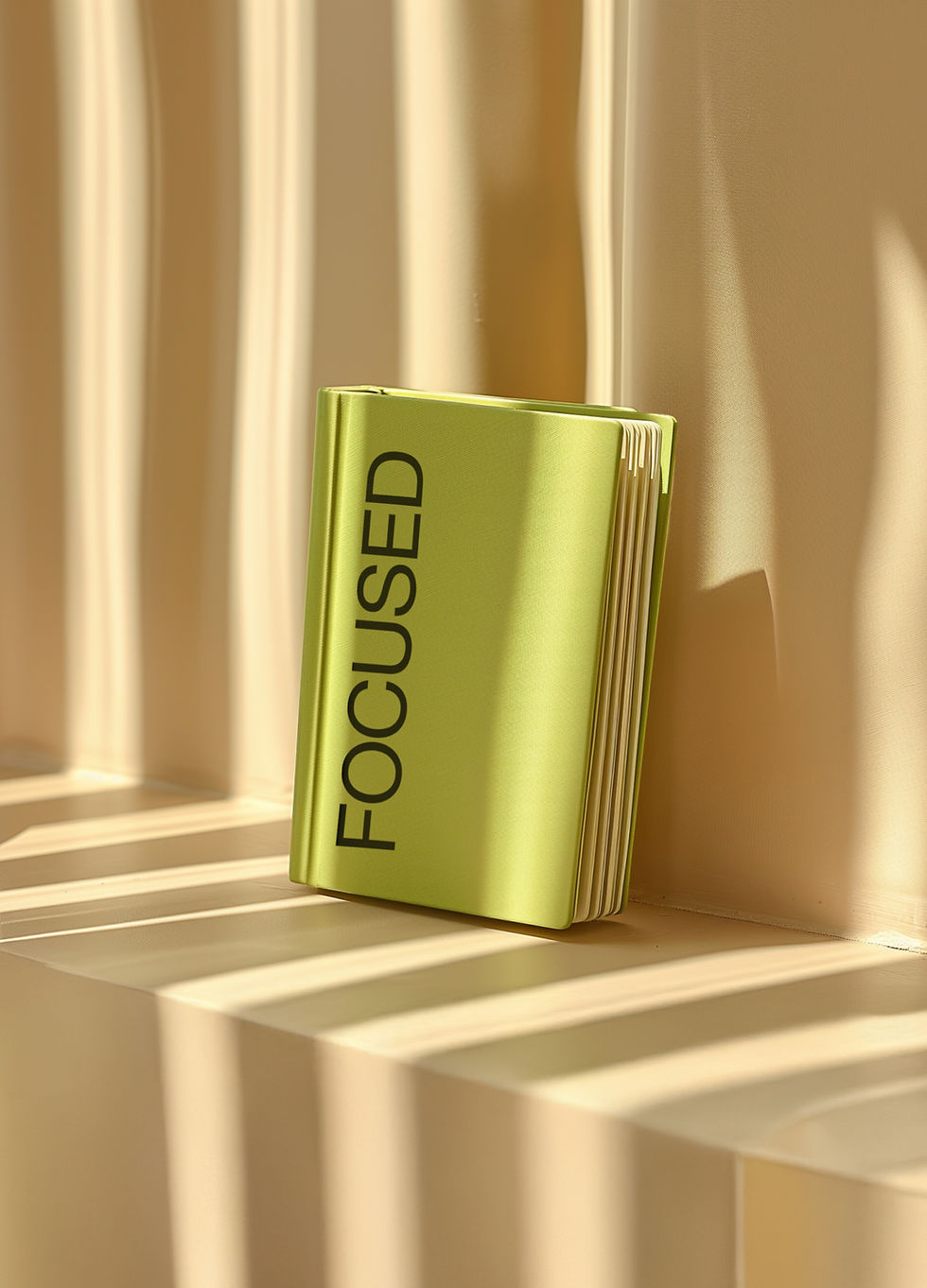 Green Notebook Display
