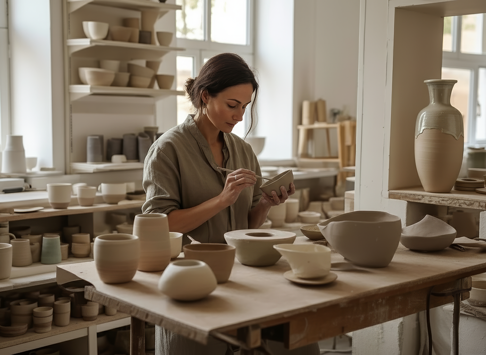 Potter At Work
