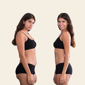 Mujeres en ropa interior negra