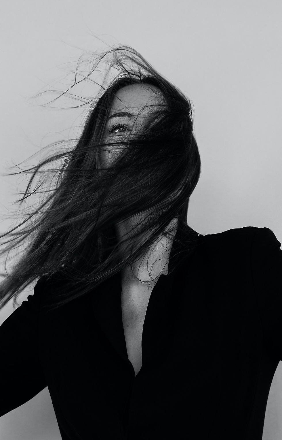 Stylish Hair Portrait